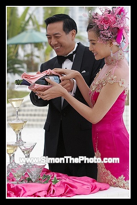 Stephen Chu and Vanessa Yeung in press conference