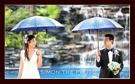 A wedding in rain</br>- angie and martin 1