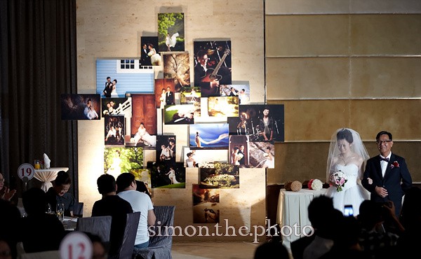 An Artistic DIY Photo Wall on Wedding Day - Sam and Anderson 6