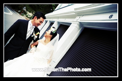 wedding photo at the Peak