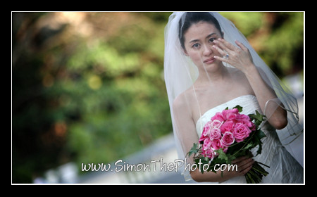 Catherine started crying before the ceremony