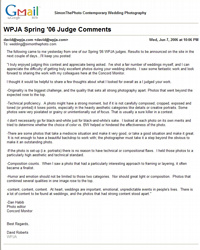 comments from WPJA judges