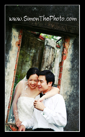 Relaxed Wedding Portrait