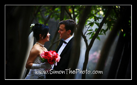 wedding photo at "Plateau" of Grand Hyatt