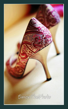 wedding shoes with amazing details