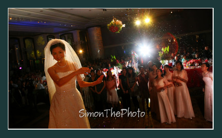 the bouquet toss