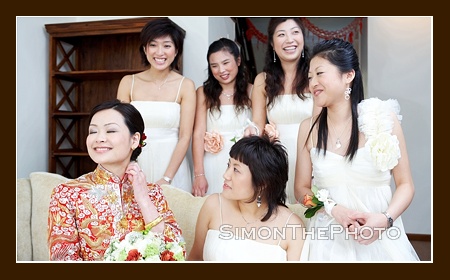 Vivian & her bridesmaids