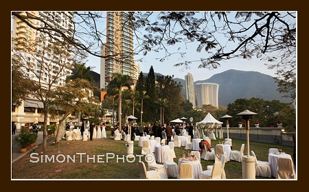 the ceremony at Repulse Bay Hotel